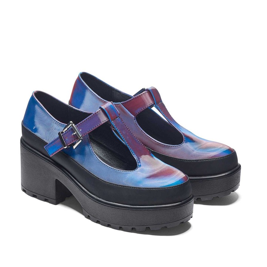 Best Sai Iridescent Mary Jane Shoes ' Soap Bubbles Edition' Colourful Mary Janes