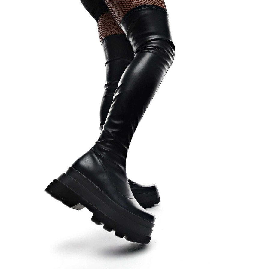 Wholesale The Elevation Plus Size Thigh High Boots Long Boots