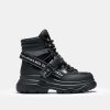 Clearance Cypher Men'S Black Trail Boots Biker Boots