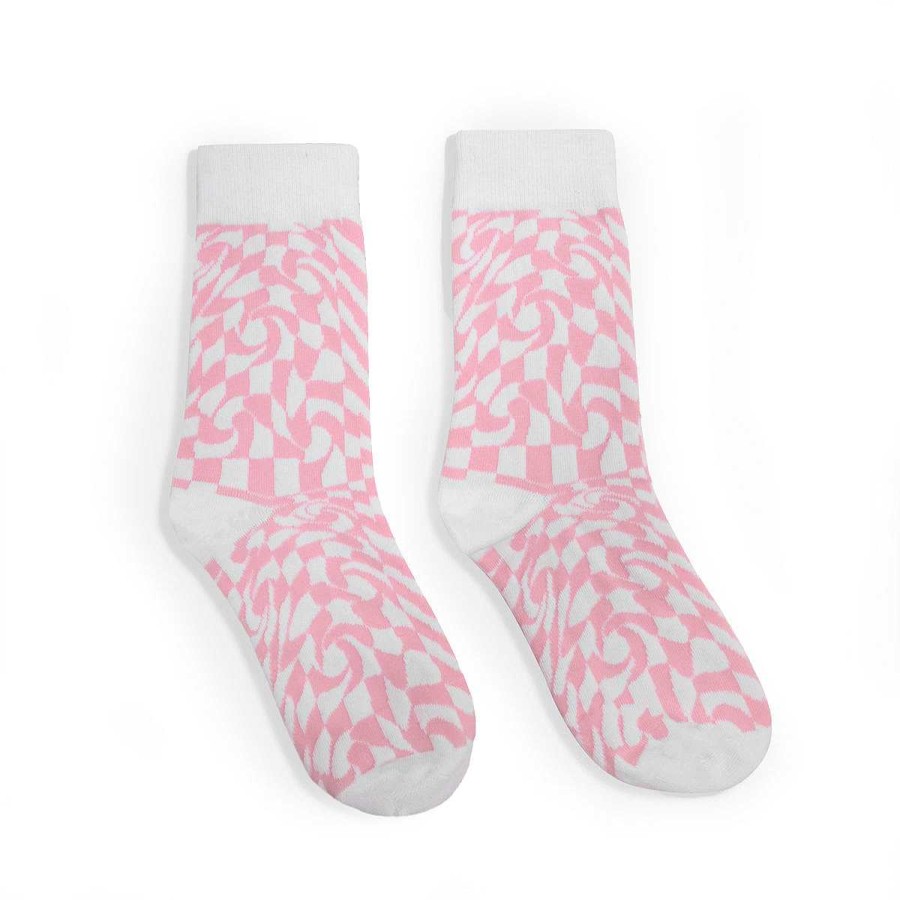 Wholesale Check Mate Multi Pack Socks- Pink & Blue Socks & Tights