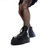 Best Hydra All Black Matrix Platform Boots The Platform Boot