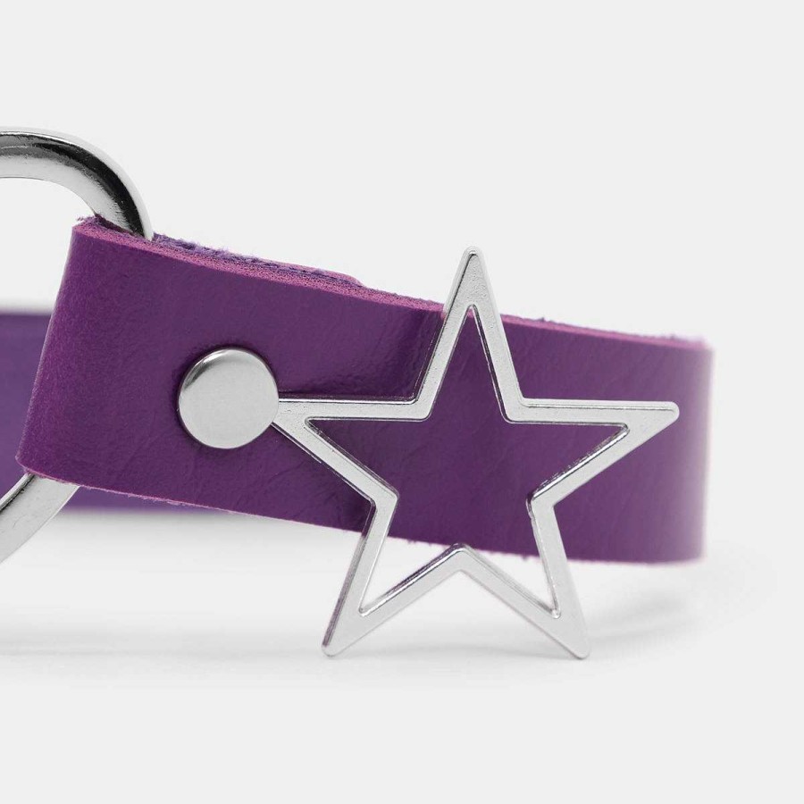 Clearance Purple Starshine Choker Necklaces