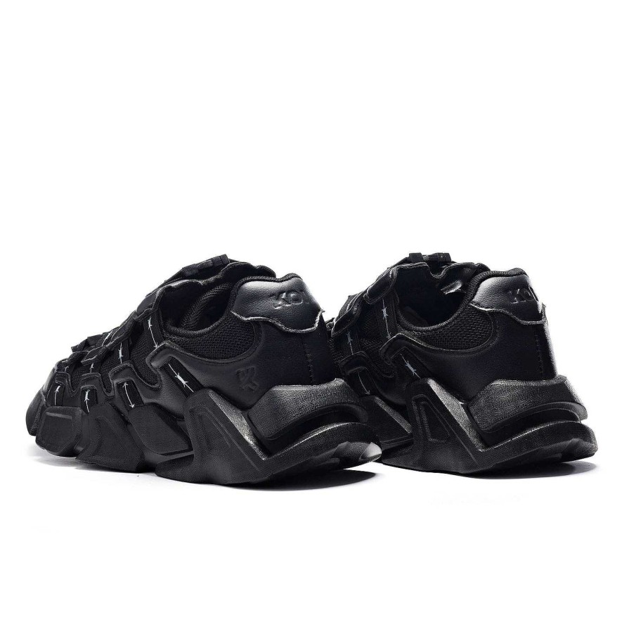 Clearance The Beast Men'S Black Wire Trainers Black Trainers