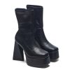 Online Rakot Heeled Black Ankle Boots Heeled Boots