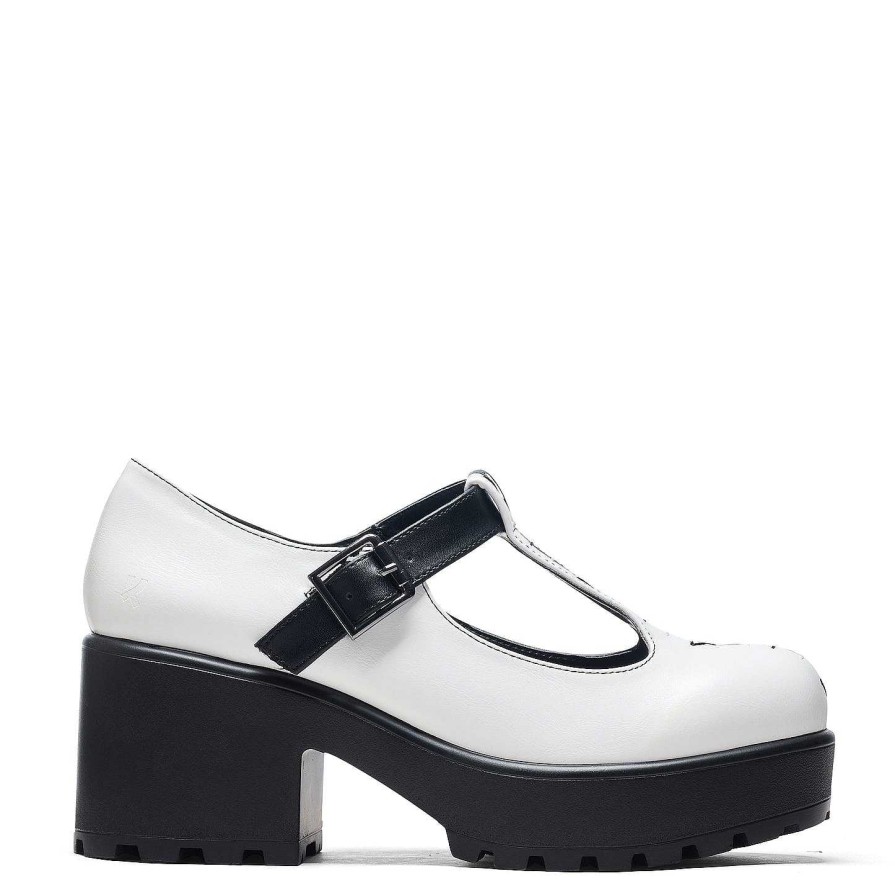 Hot Tira Mary Janes ' Dead Or Alive Edition' | Koi Footwear Heeled Mary Janes