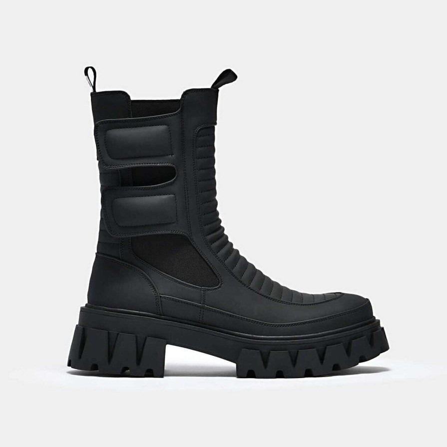 Hot Vader Padded Croft Boots Ankle Boots