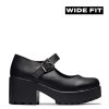 Best Black Chunky Platform Mary Jane Shoes Heeled Mary Janes