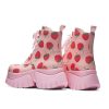 Clearance Strawberry Cake Pink Vilun Boots Ankle Boots