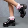 Clearance Tennin Heart Shoes Chunky Platform