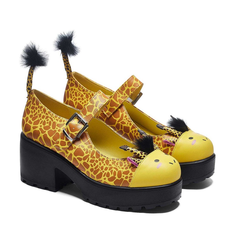 New Tira Mary Janes 'Grazing Giraffe Edition' | Koi Footwear Animal Mary Janes