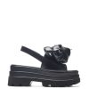 New Grim Hardcore Chunky Sandals - Black Platform Sandals