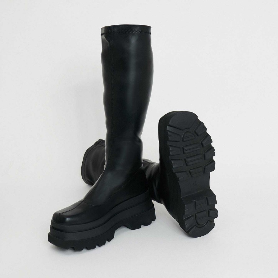 Wholesale Tolan Trident Knee High Boots Chunky Boots