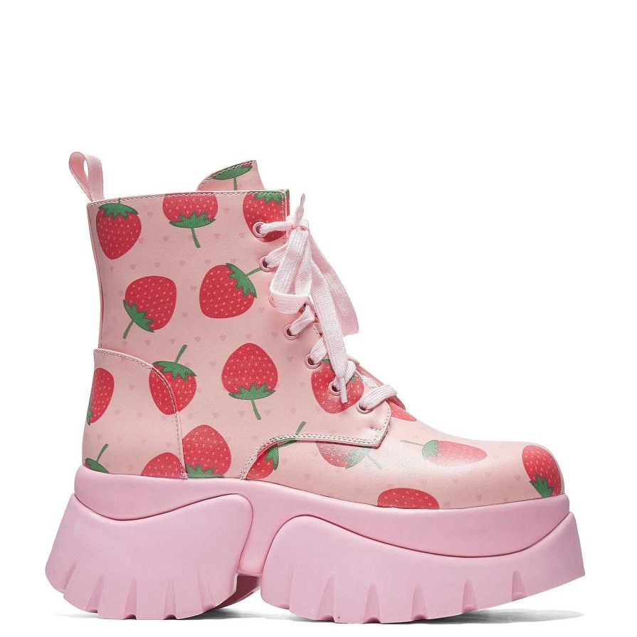 New Strawberry Cake Pink Vilun Boots Platform Boots