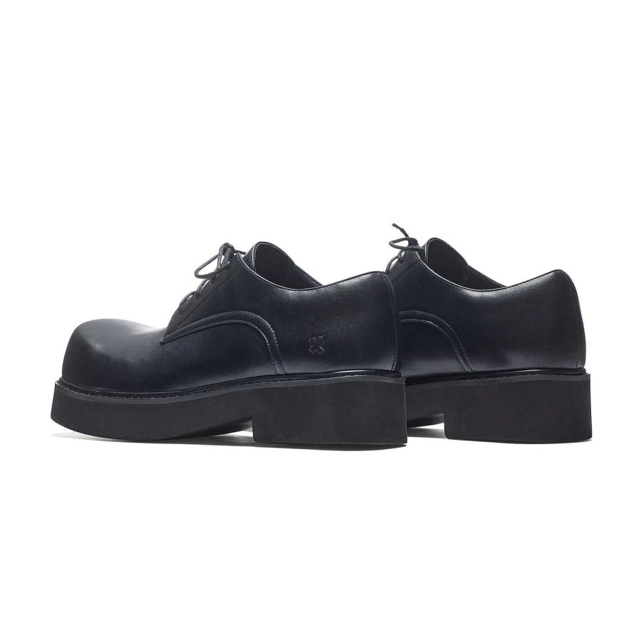 Wholesale 400% Oversized Men'S Derby Shoes - Black Lace Up