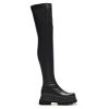 Clearance The Elevation Plus Size Thigh High Boots Chunky Boots