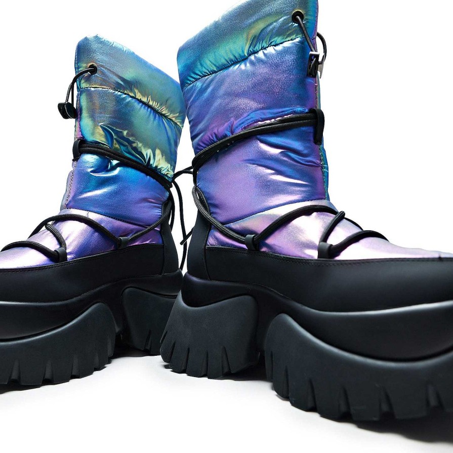 Online A Glass Mirage Snow Boots - Rainbow | Koi Footwear Platform Boots