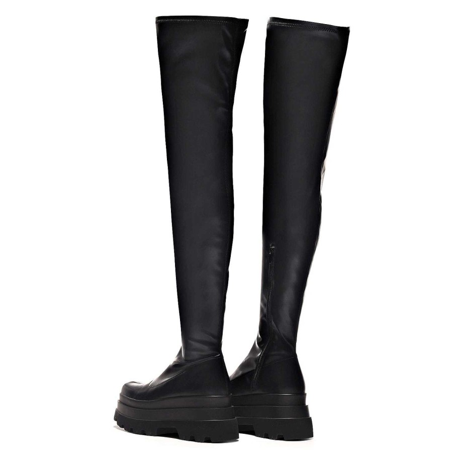 Online The Elevation Stretch Thigh High Boots Thigh High Boots