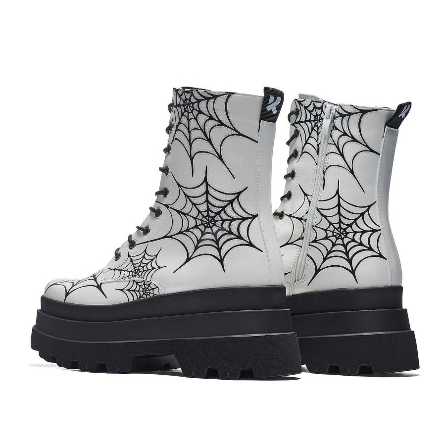 Hot Web Trap Trident Boots Ankle Boots