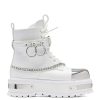 Best Borin Hardware Platform Boots - White Chunky Boots