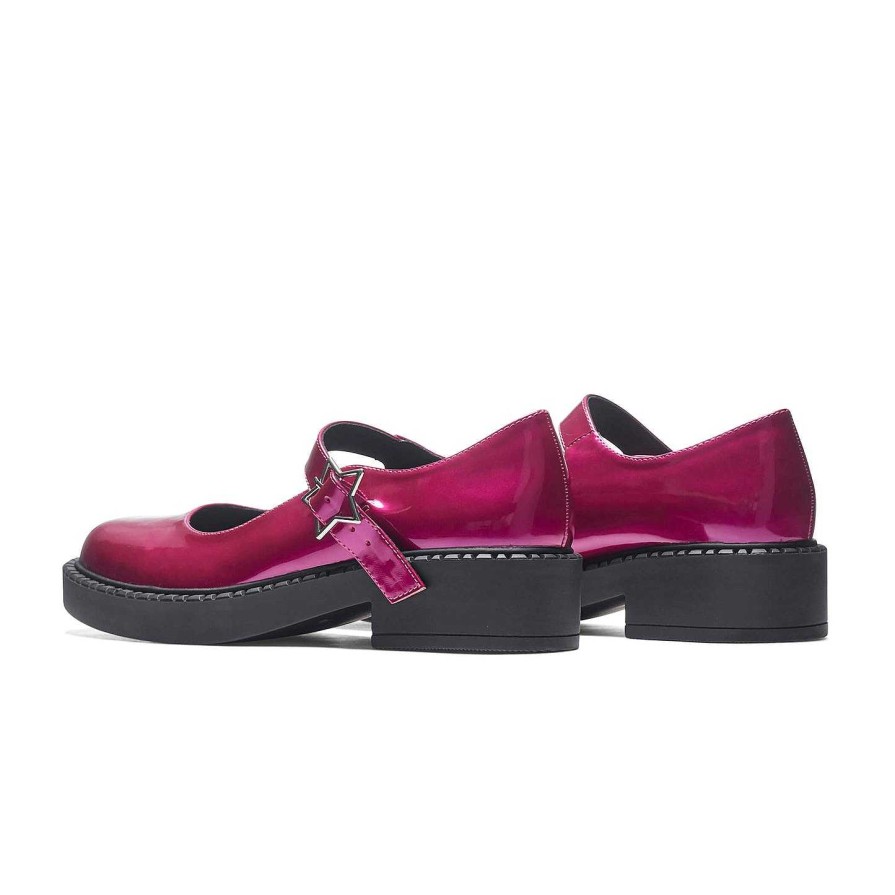 Best Astral Prime Tale Mary Janes - Candy Pink Flat Mary Janes