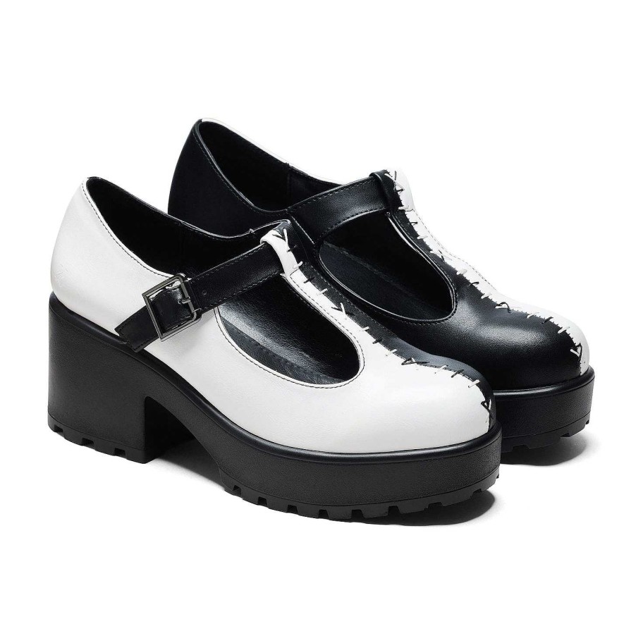 Hot Tira Mary Janes ' Dead Or Alive Edition' | Koi Footwear Heeled Mary Janes