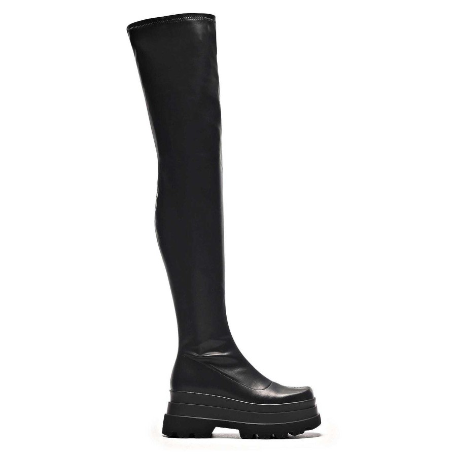 New The Elevation Plus Size Thigh High Boots The Platform Boot