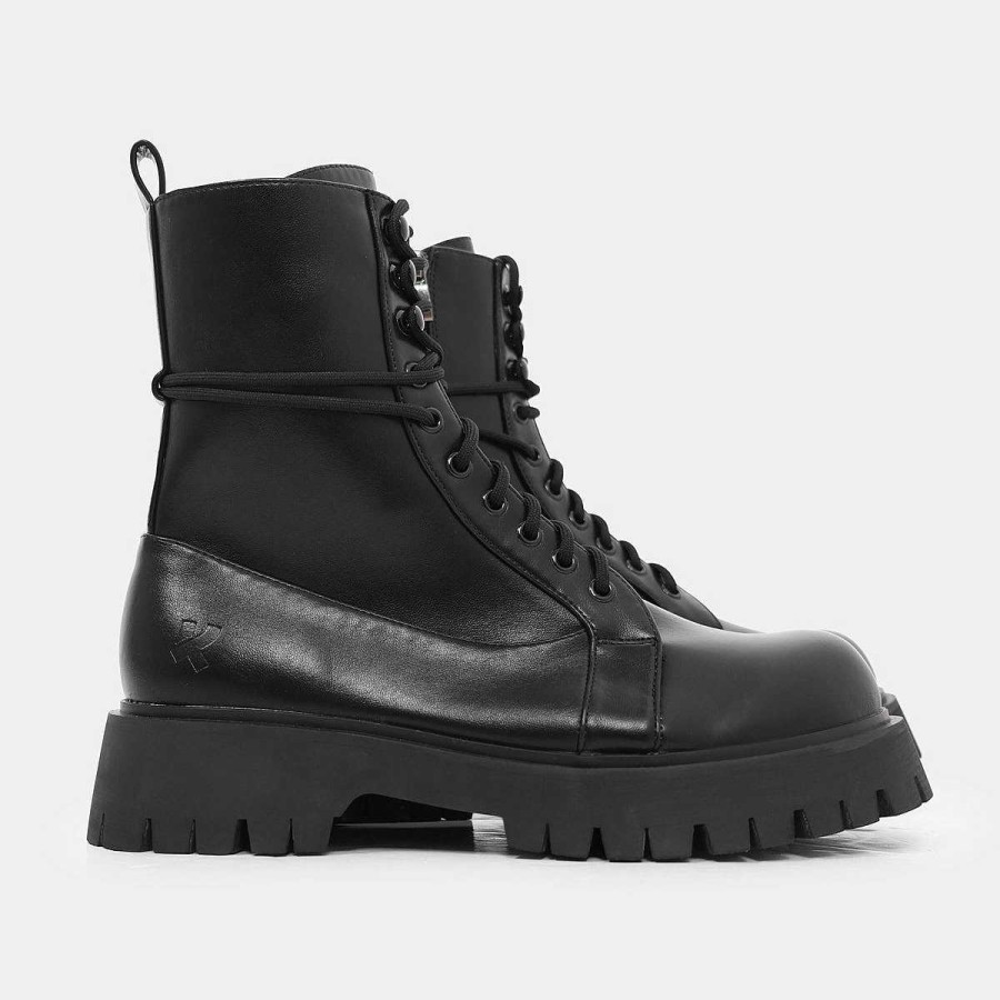 Hot Electic Men'S Military Boots Black Boots