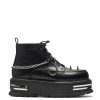 Online The Silence Platform Grunge Boots - Black Ankle Boots