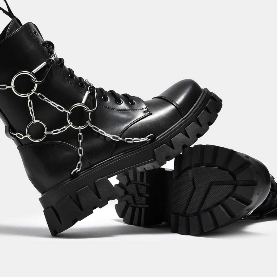 Hot Cyrus Chain Boots The Platform Boot